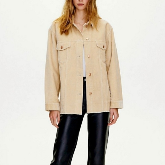 Aritzia Wilfred Free Vortex Corduroy Jacket - Picture 1 of 12